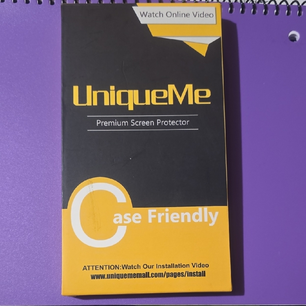 UniqueMe Screen Protector Case Friendly